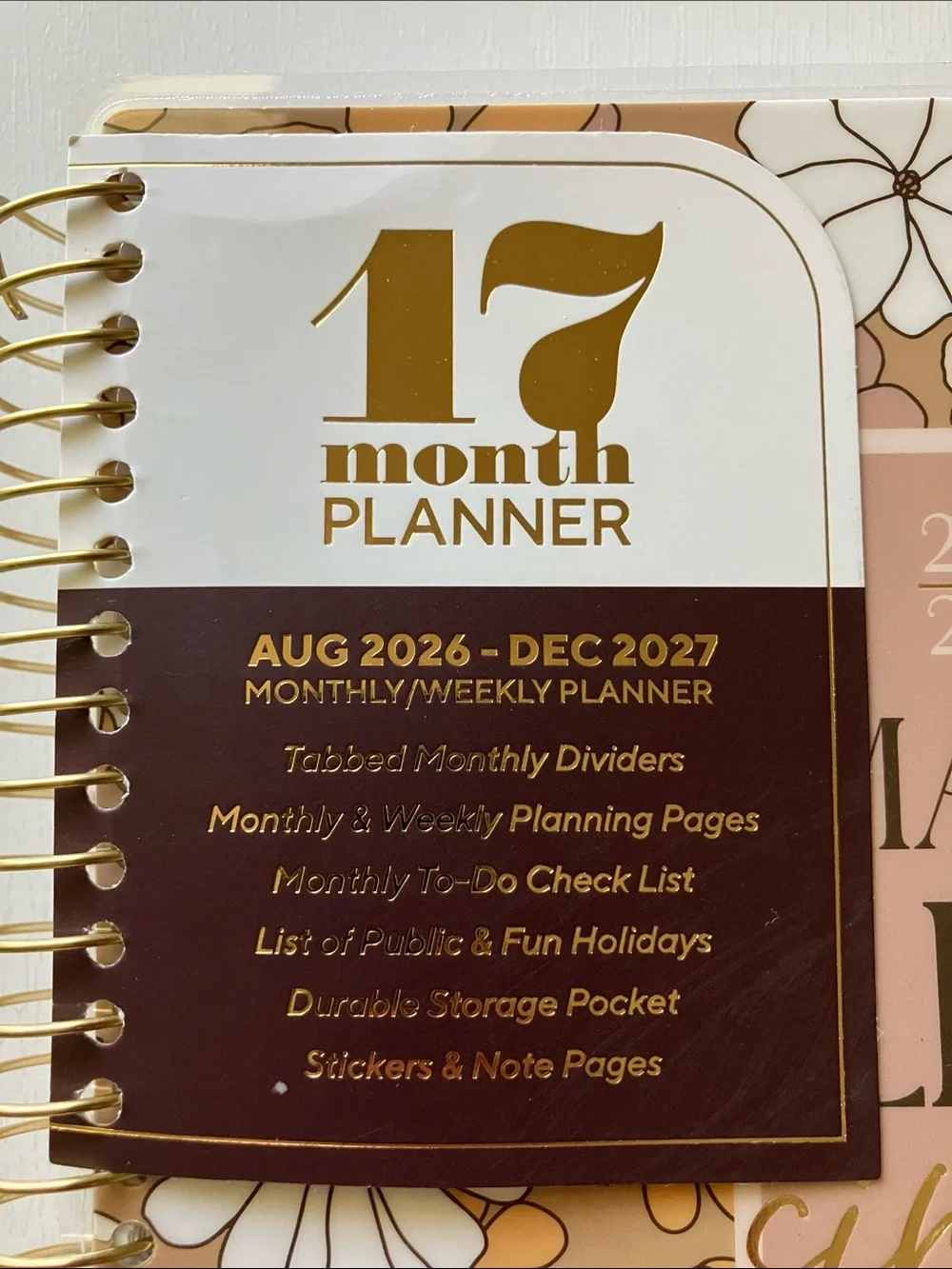 The Creative Expert 17 Month Planner -  Make Life Simple 8/2026-12/2027 (NWT)